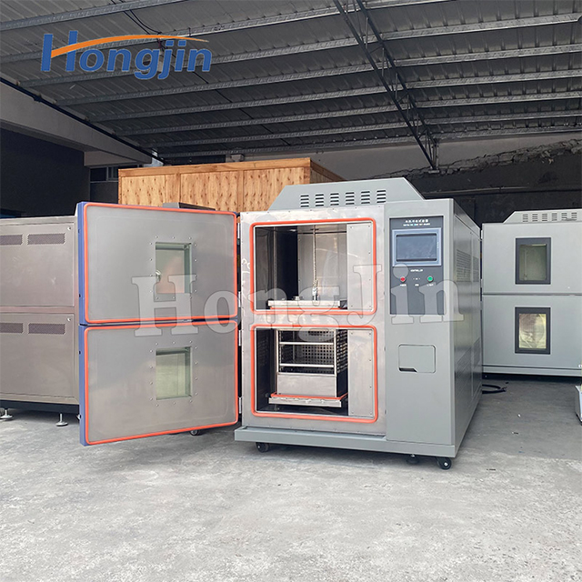Buồng thử tác động nhiệt độ cao và thấp loại giỏ treo hai hộp