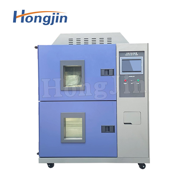 Buồng thử tác động nhiệt độ cao và thấp loại giỏ treo hai hộp