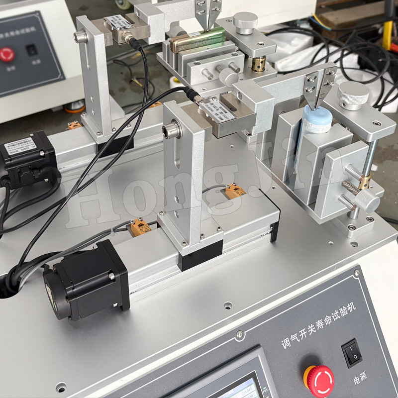 Máy kiểm tra tuổi thọ công tắc khí Công tắc chuyển đổi Máy kiểm tra độ bền Phím quay Máy kiểm tra độ mỏi Công tắc điện Máy kiểm tra tuổi thọ