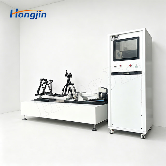 Máy thử mỏi phuộc trước khung xe