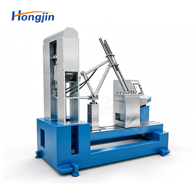 Máy thử mỏi tam giác sau khung xe