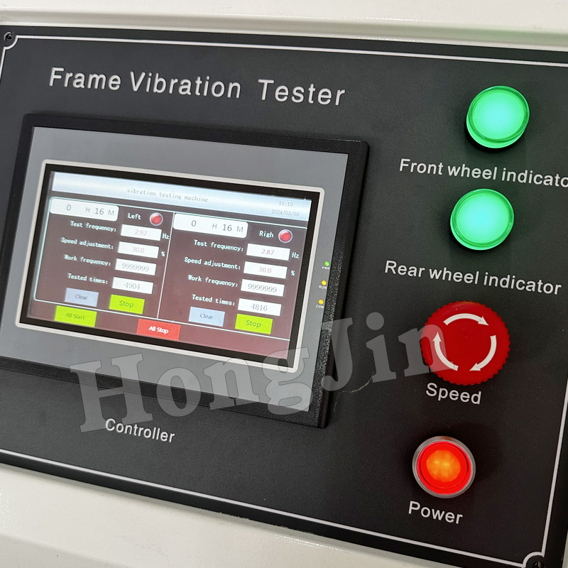 Máy kiểm tra tác động rung động của khung phuộc trước xe đạp