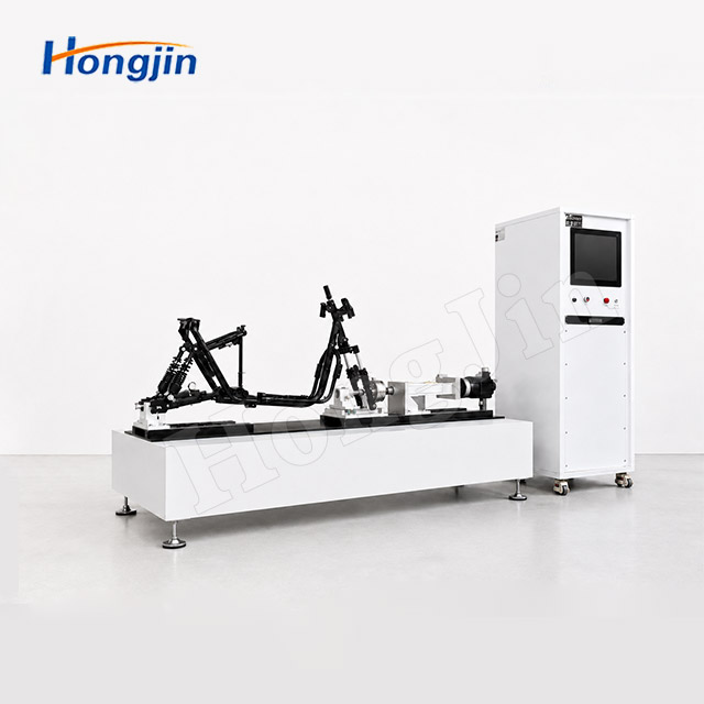 Máy thử mỏi phuộc trước khung xe