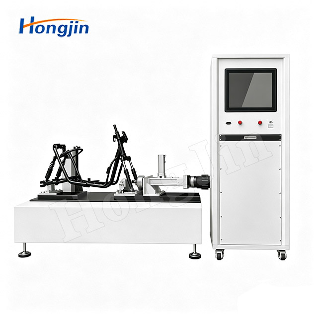Máy thử mỏi phuộc trước khung xe