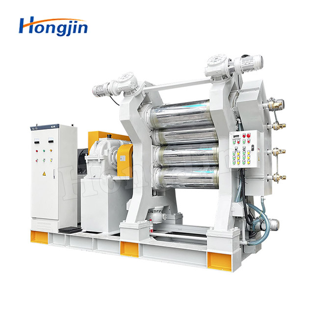 Máy cán 4 trục cao su