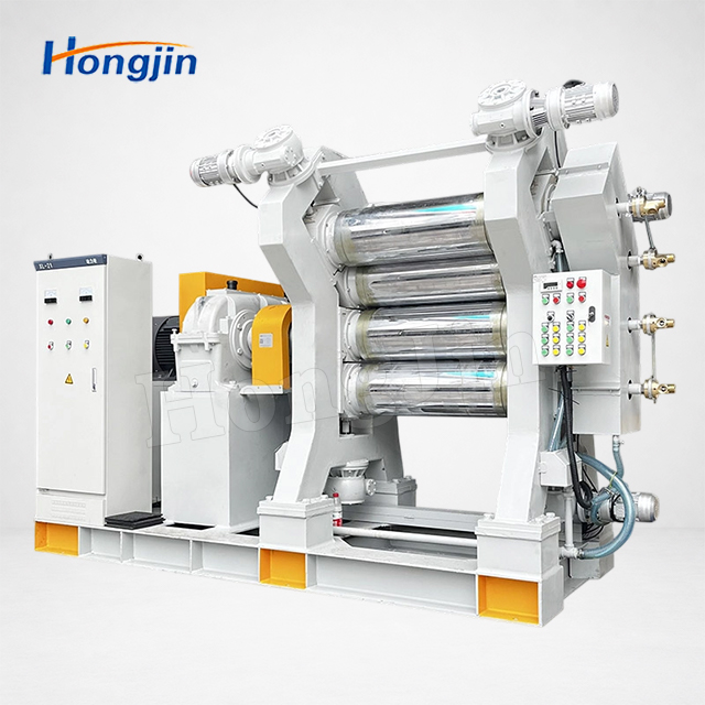 Máy cán 4 trục cao su