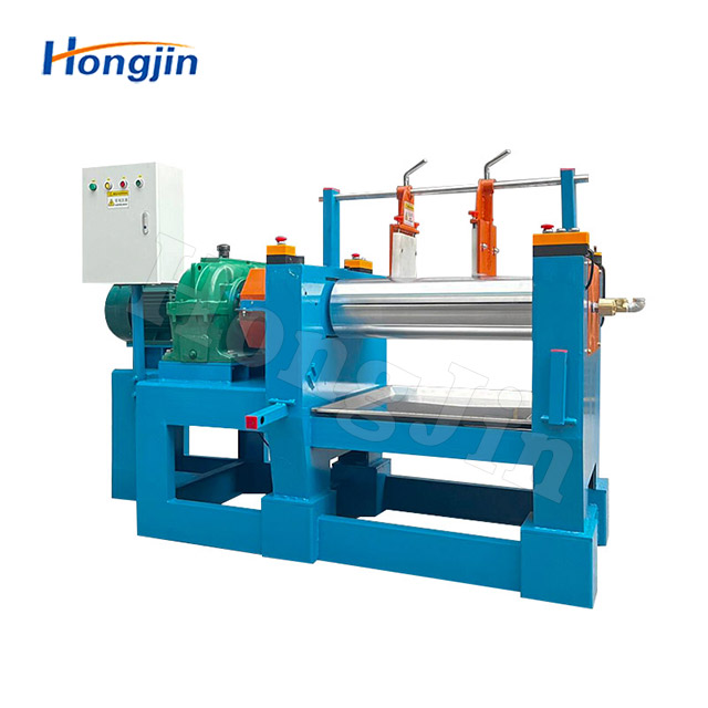 Máy luyện hai trục hở cao su