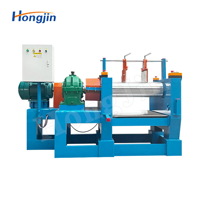 Máy luyện hai trục hở cao su